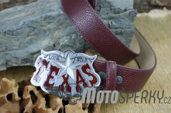 Přezka opasková Texas Star RED